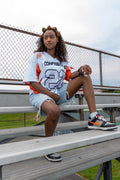 White & Orange Jersey