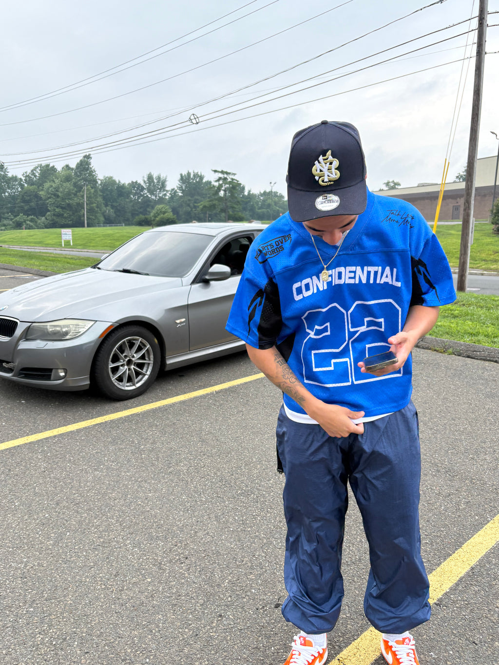 Blue & Black Jersey