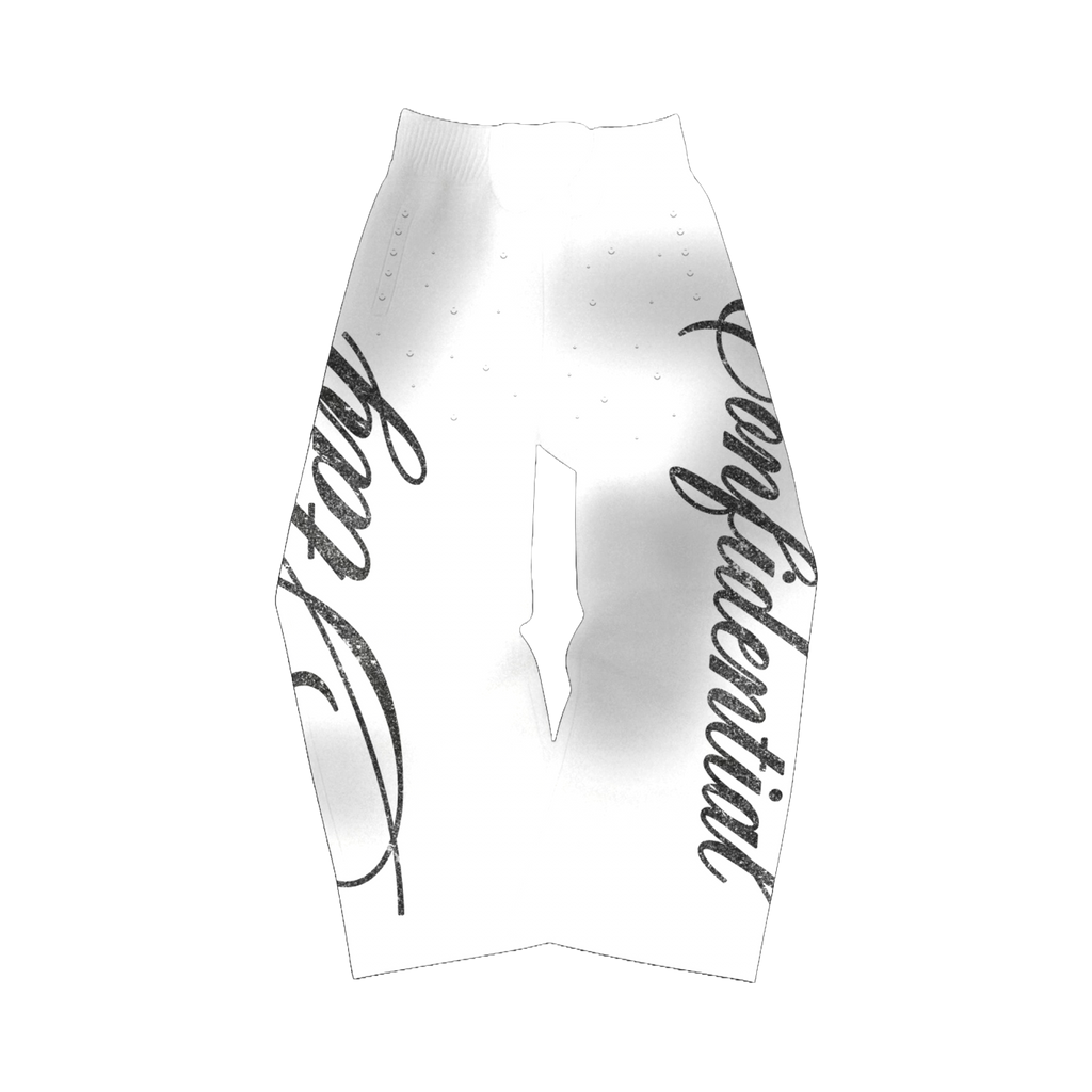 White Flared Sweats