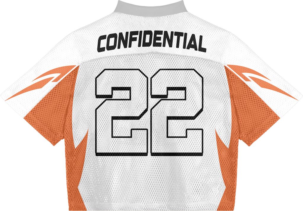 White & Orange Jersey