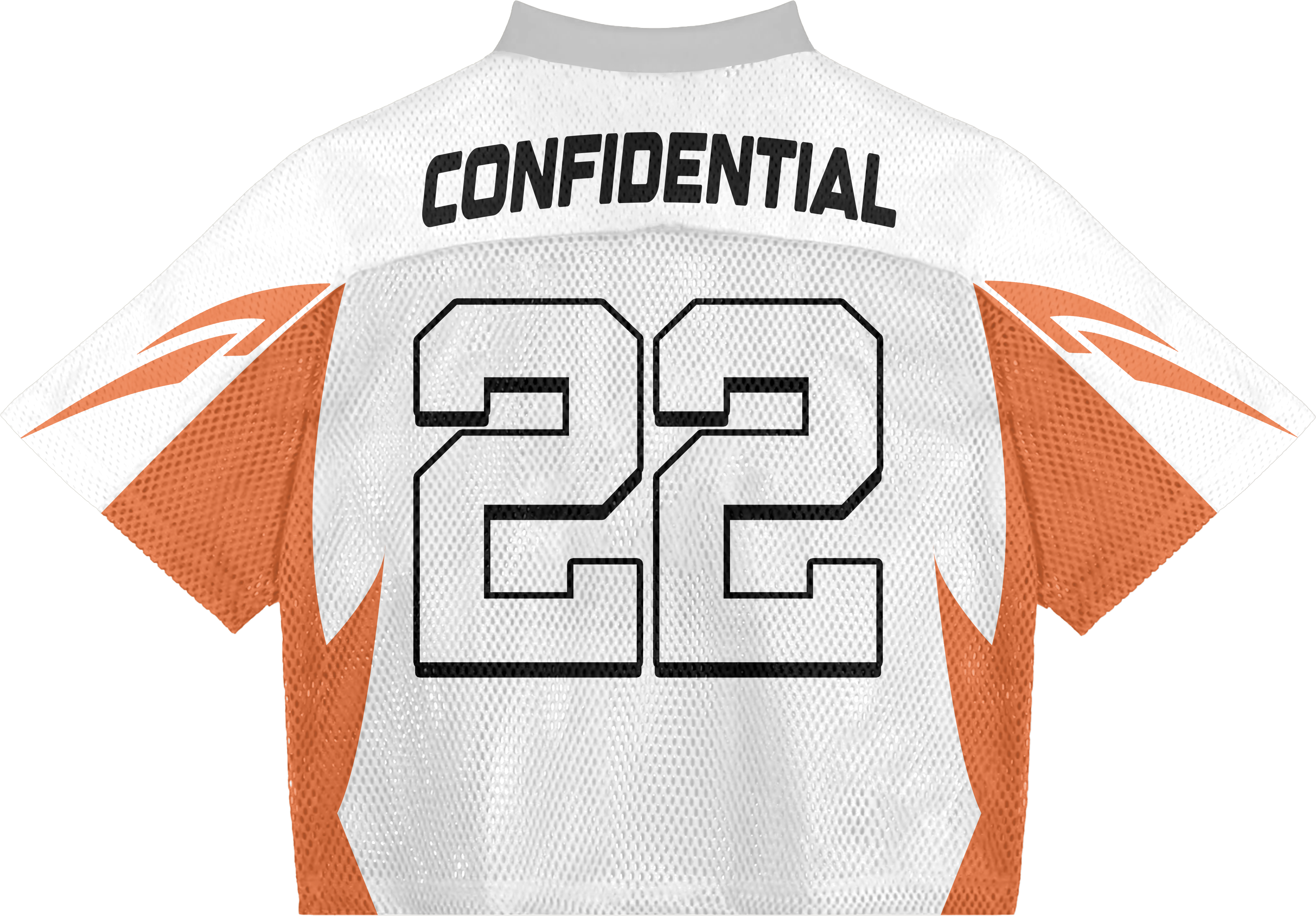 White & Orange Jersey