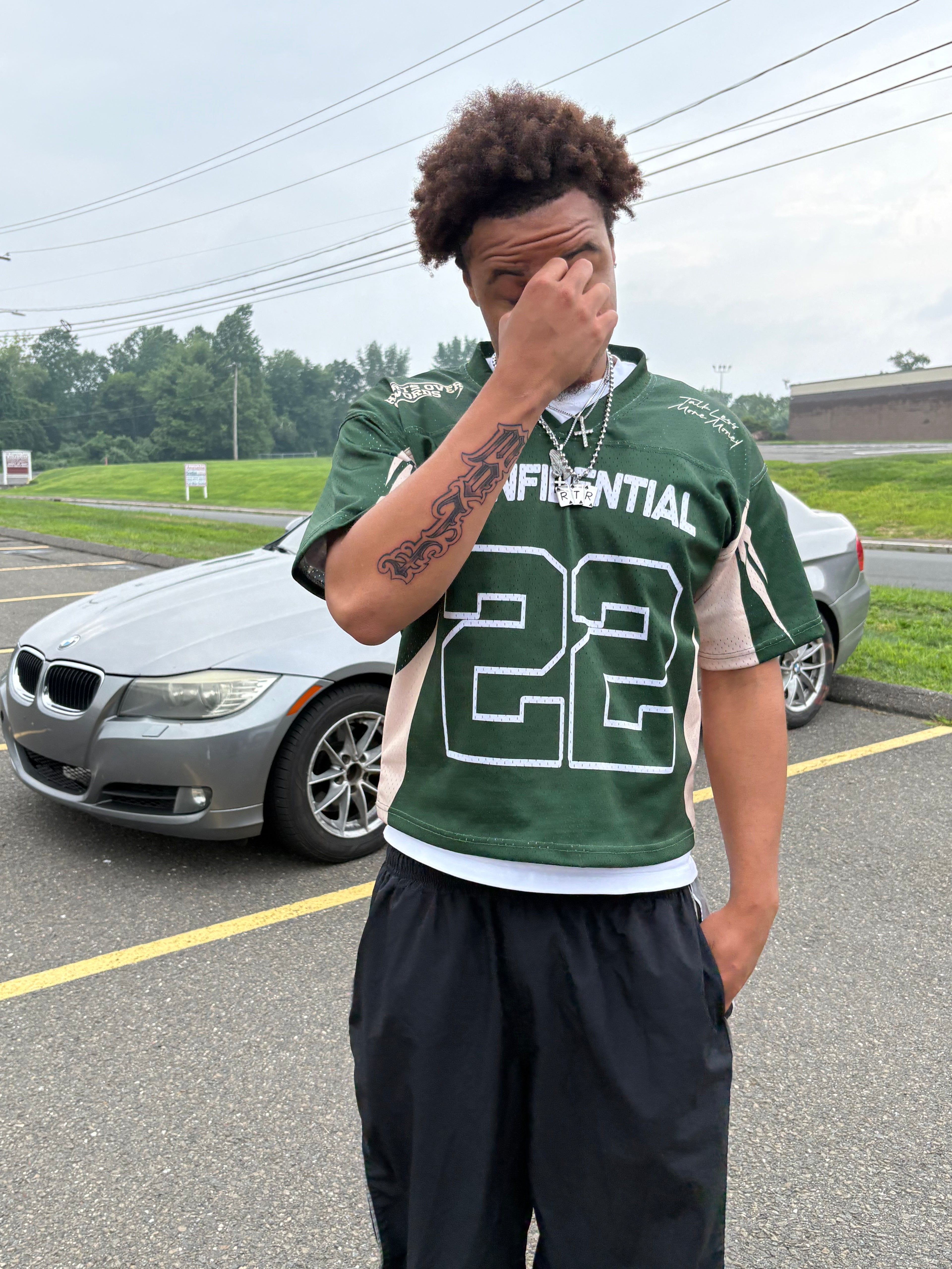 Green & Tan Jersey