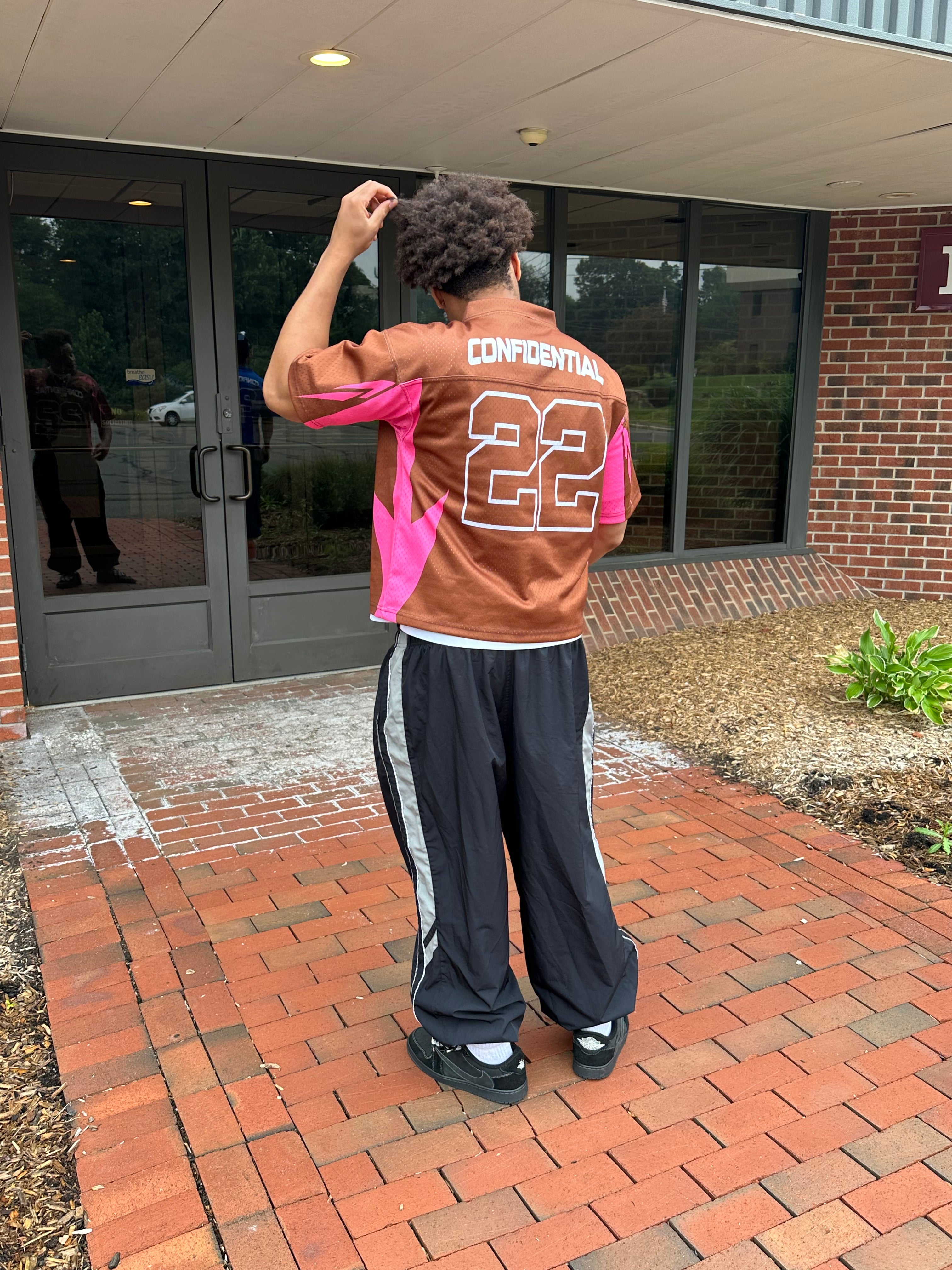 Brown & Pink Jersey