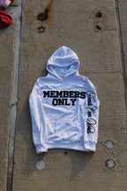 White “M.O” Pullover Hoodie