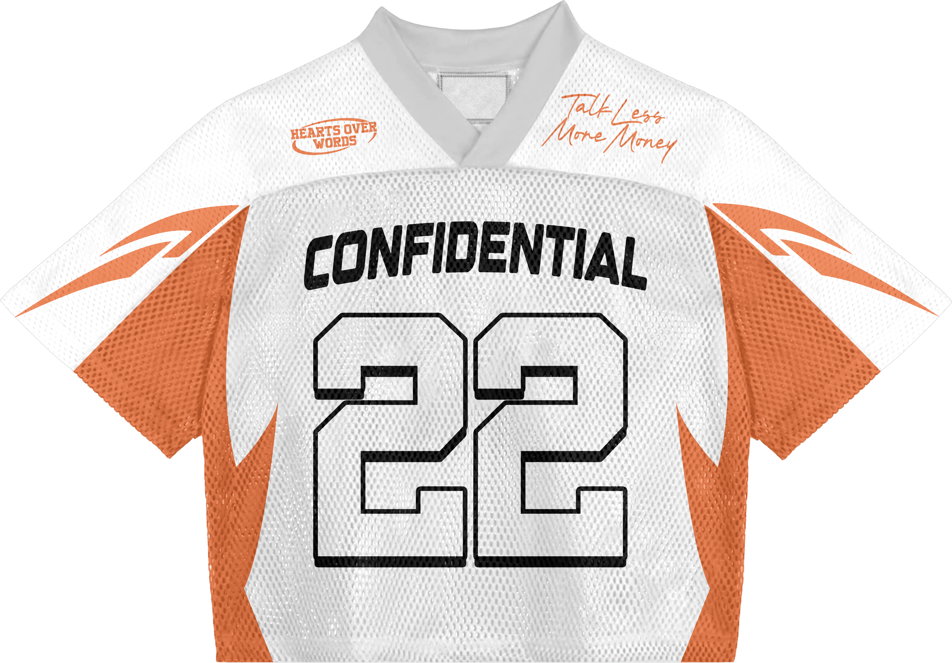White & Orange Jersey
