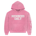 Pink “M.O” Pullover Hoodie