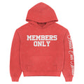 Red “M.O” Pullover Hoodie