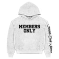 White “M.O” Pullover Hoodie